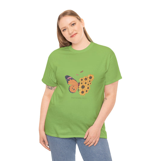 Bloom with Wings of Hope Cotton Tee