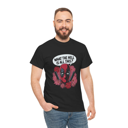 Breaking the Fourth Wall in Style! Cool Printed T-shirt.